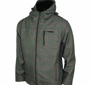 Mens Animal Neville Full Zip Soft Shell. Raven