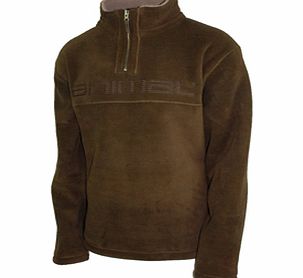 Animal Mens Mens Animal Newman 1/4 Zip Bonded Fleece.