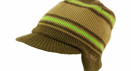 Mens Animal Nuyts Peak Earflap Beanie. Demitasse