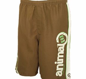 Mens Animal Pirahna Elasticated Swim Shorts.