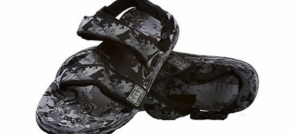 Mens Animal Vett Convertible Sandals. Black