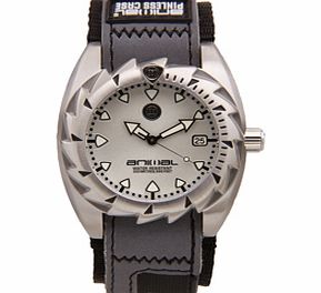 Mens Animal Zepher Watch. Silver