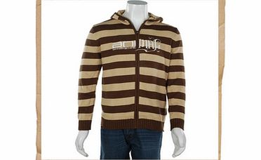 Mien Jnr Knit Hoody Brown