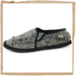 Animal Pipe Slippers Black Camo