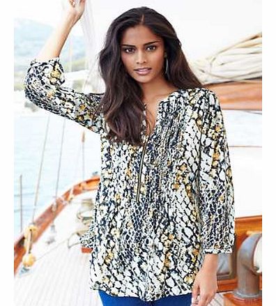 animal Print Blouse