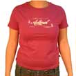 Spray art tee - wild berry