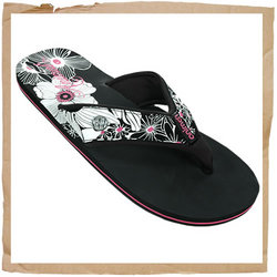 Animal Swish Flip Flop Black