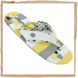 Animal Swish Flip Flop Lemon Drop