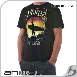 T-Shirts - Animal Beamish T-Shirt - Black