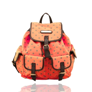 Anna Smith New York Polka Dot Cloth Rucksack