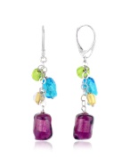 Antica Murrina Lybra - Murano Glass and Sterling Silver Drop