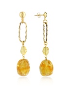 Alaska - Murano Glass Bead Drop Earrings