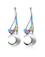 Antica Murrina Veneziana Jessica - Murano Glass and Sterling Silver Moon Earrings