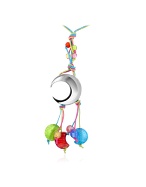 Antica Murrina Veneziana Jessica - Murano Glass and Sterling Silver Moon Pendant Necklace