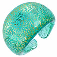 Laguna - Sea Green & Gold Murano Glass