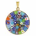 Multi-color Murano Glass Pendant