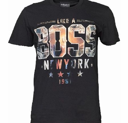 Mens Boss T-Shirt Black