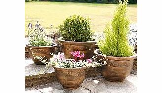 Antique Bronze Planters