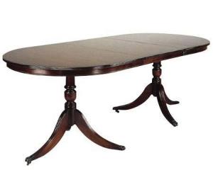 Antique replica column tables