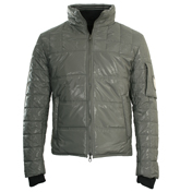 Grey Down Filled Jacket