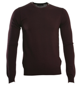 Maroon Round Neck Sweater