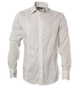 Plain White Long Sleeve Slim Fit