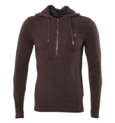 Plum 1/4 Zip Sweatshirt