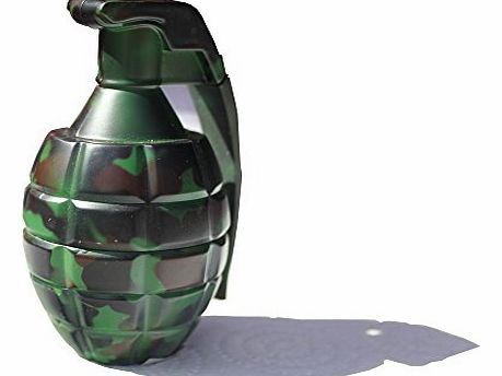 Anzio Camo Hand Grenade Shape Pin Handle 3 Parts Magnetic Herbal Grinder Pollen Sifter