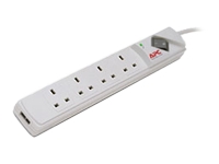 APC 230V BASIC SURGE PROTECTOR WITH TELEPHONE