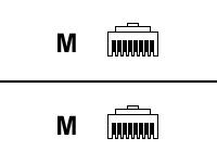 Cable/RJ45M/RJ45M Grey UTP 568B