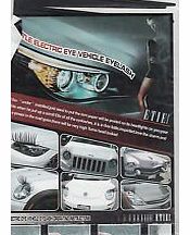 Apex COOOOL CAR EYELASHES! BIG SIZE (NOT FLIMSY) SEE PHOTO!! 31CM X 17CM- PROPER SIZE