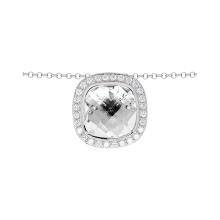 APM Monaco Sterling Silver Pendant With