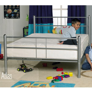 Apollo Beds Atlas 3FT Single Metal Bedstead