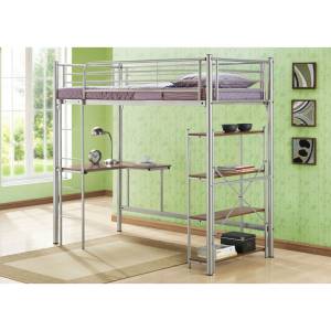 Apollo Study Bunk Bed Frame in Silver