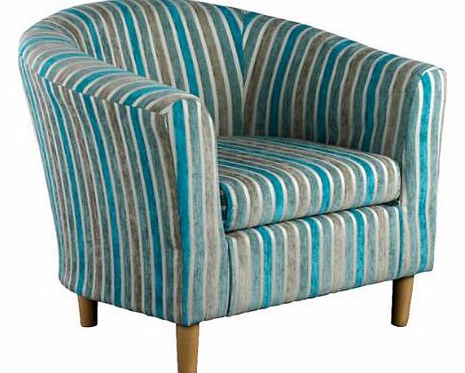 APRIL Striped Tub Chair