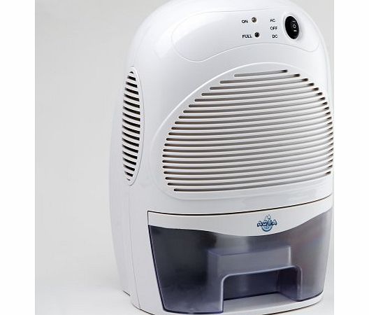 Aqua Dri Deluxe 1500ml Portable Mini Compact Dehumidifier Mould Moisture Kitchen, Bedroom, Caravan, Garage - 75 Watts.