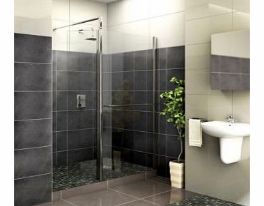 Aquadry Rectangular Shower Screen Front Panel