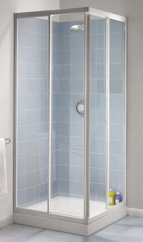 Aqualux 75cm Aquarius Telescopic Corner Entry