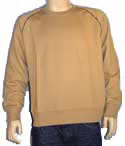 Aquascutum Mens Aquascutum Camel Round Neck Long Sleeved Sweatshirt