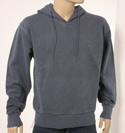 Aquascutum Mens Mid Blue Hooded Sweatshirt