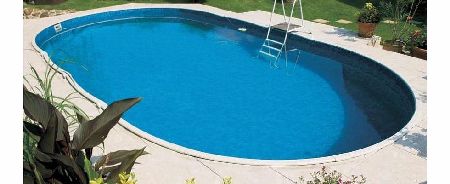 AquaWorld Wood Grain Steel Pool 7.3m x 3.7m