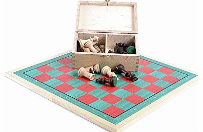 ARBE ESPANIA - Professional Tournament Chess Set No 4 - Chess Board & Staunton no 4