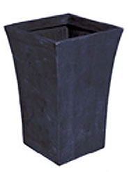 Arboreta Black Resin Flared Planter Small