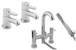 Architeckt Avus Tap Pack 2 - Basin Taps and Deck Bath Shower Mixer