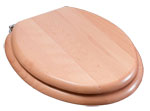 Beech Solid Wooden Toilet Seat