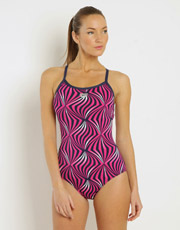 Arena Mirador Swimsuit - Navy and Fuchsia