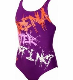 Arena Spray Girls Swimsuit