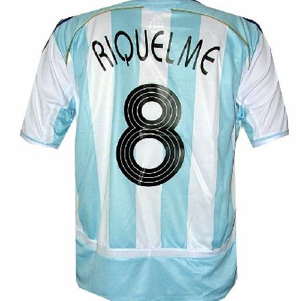 Adidas Argentina home (Riquelme 8) 06/07