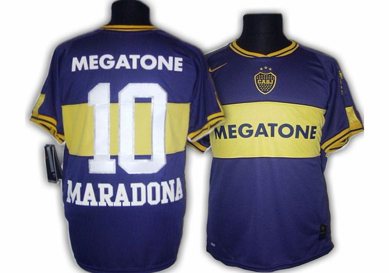 Nike 06-07 Boca Juniors home (Maradona 10)