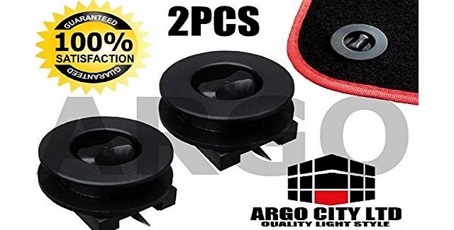 Argo City LTD CAR FLOOR MAT CLIPS HOLDER FIXING SLEEVES GRIPS HOLDERS UNIVERSAL FITTING